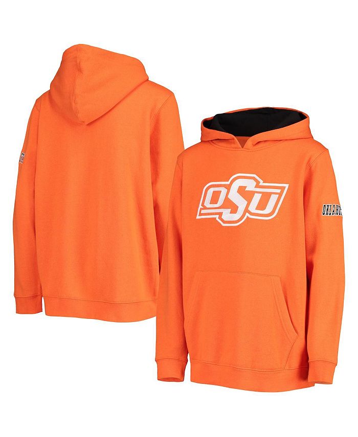 Stadium Athletic Big Boys Orange Oklahoma State Cowboys Big Logo Pullover Hoodie