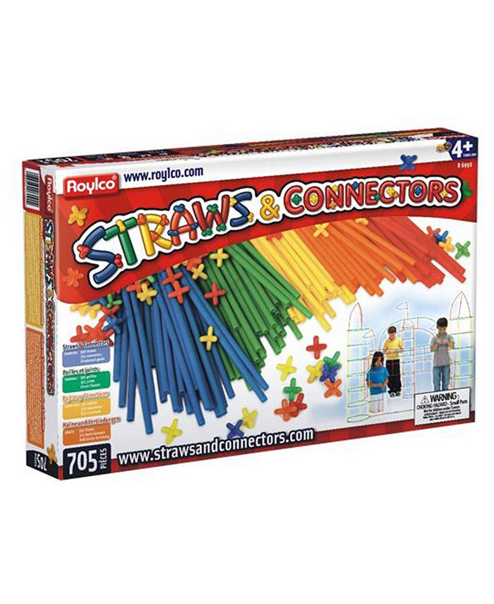 Areyougame Straws and Connectors - 705 Piece Set