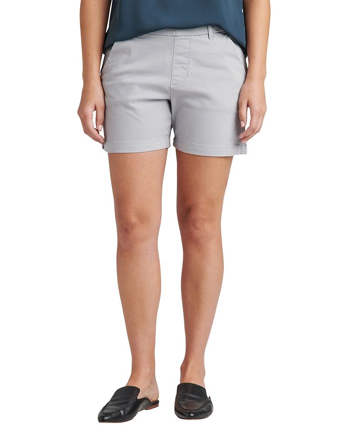 JAG Women's Maddie Mid Rise Super Stretch Twill Pull-On Shorts