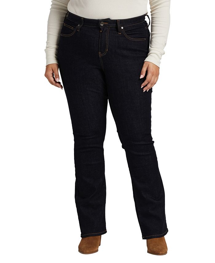 JAG Plus Size Eloise Mid Rise Bootcut Jeans