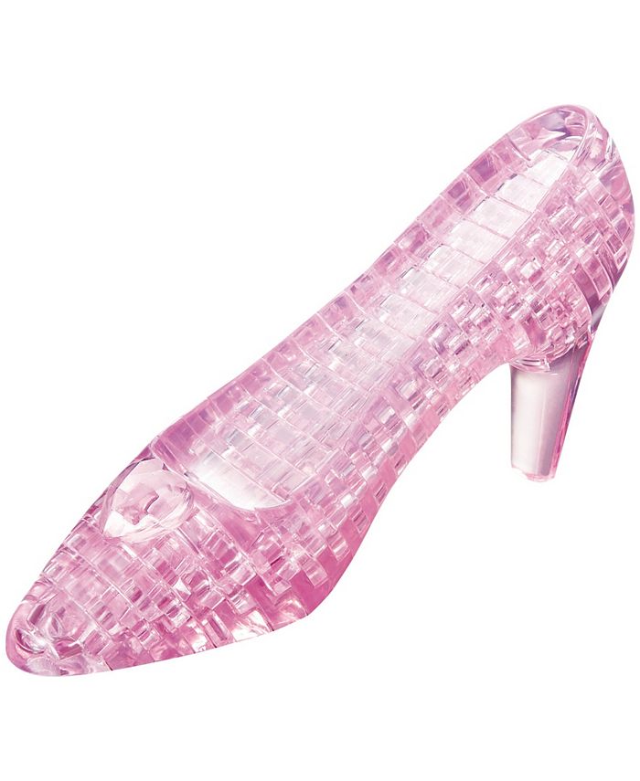 Areyougame 3D Crystal Puzzle - Slipper Pink - 44 Piece