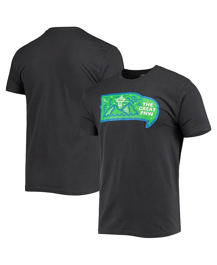 The Great Pnw Men's Black Seattle Seahawks United T-shirt