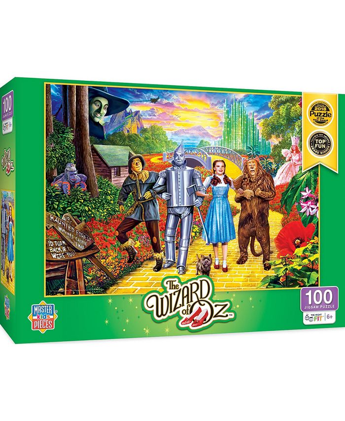 MasterPieces Puzzles Wizard of Oz - Right Fit 100 Piece Kids Jigsaw Puzzle