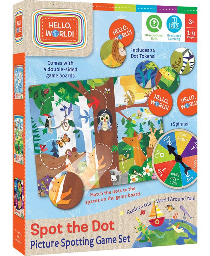 MasterPieces Puzzles Kids Games - Hello, World! Spot the Dot Matching Game