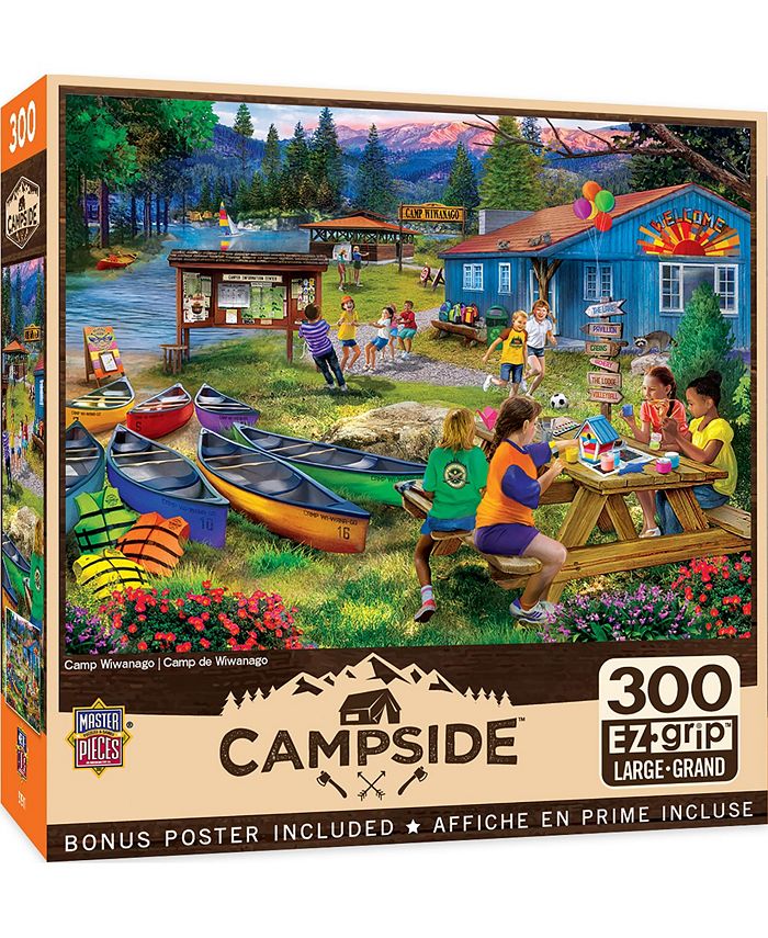 MasterPieces Puzzles Campside - Camp Wiwanago 300 Piece Adult Jigsaw Puzzle