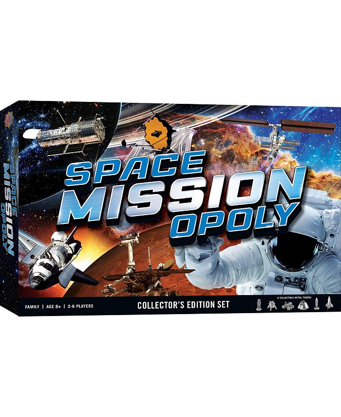 MasterPieces Puzzles Opoly Kids and Family Board Games -Space Mission Opoly