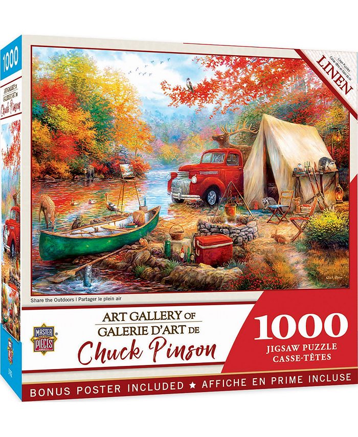 MasterPieces Puzzles MasterPieces 1000 Piece Jigsaw Puzzle - Share the Outdoors