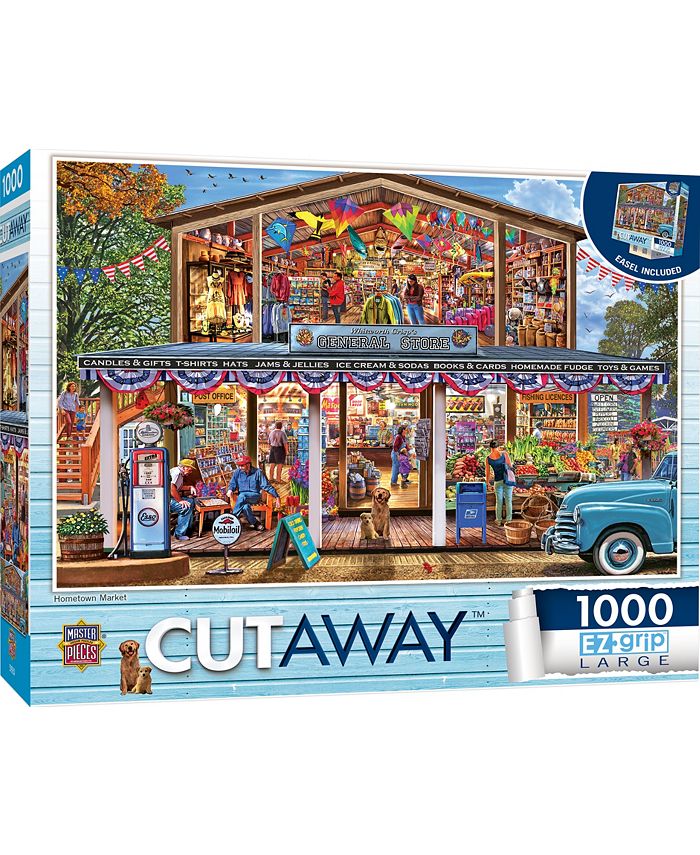 MasterPieces Puzzles Cutaways - Hometown Market 1000 Piece Jigsaw Puzzle