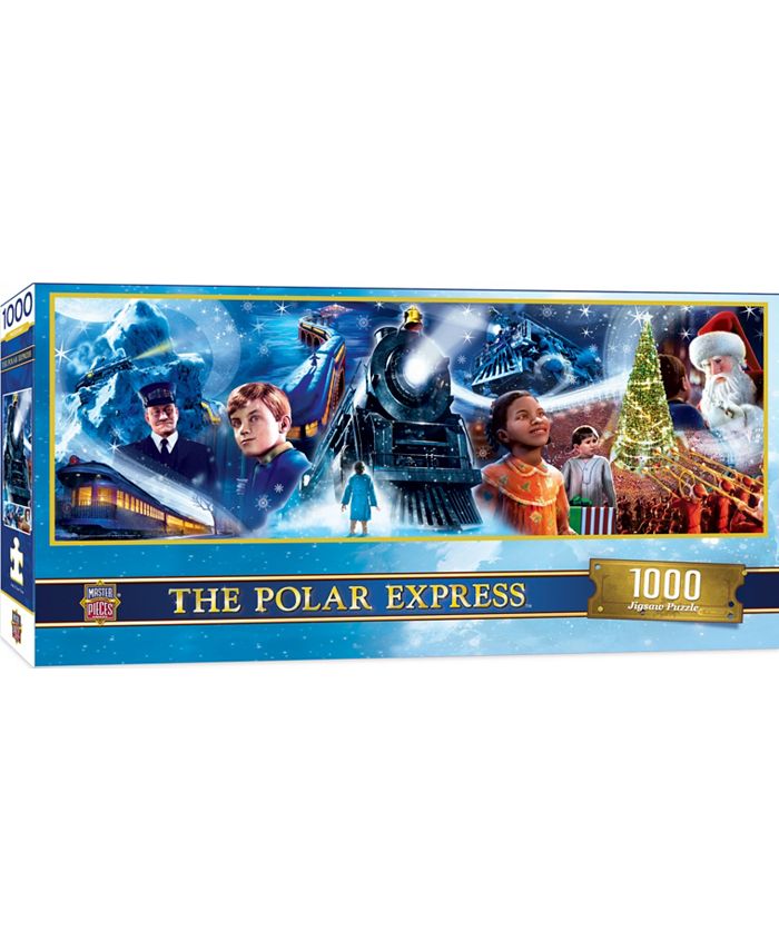 MasterPieces Puzzles Warner Bros Polar Express Panoramic - 1000 Piece Christmas Puzzle