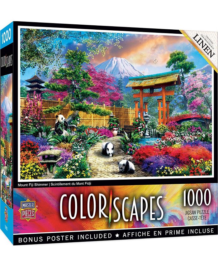 MasterPieces Puzzles Colorscapes - Mount Fuji Shimmer 1000 Piece Adult Jigsaw Puzzle