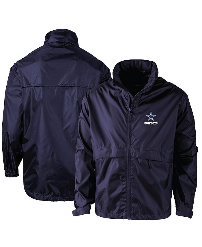 Dunbrooke Men's Navy Dallas Cowboys Sportsman Water-Resistant Packable Full-Zip Jacket