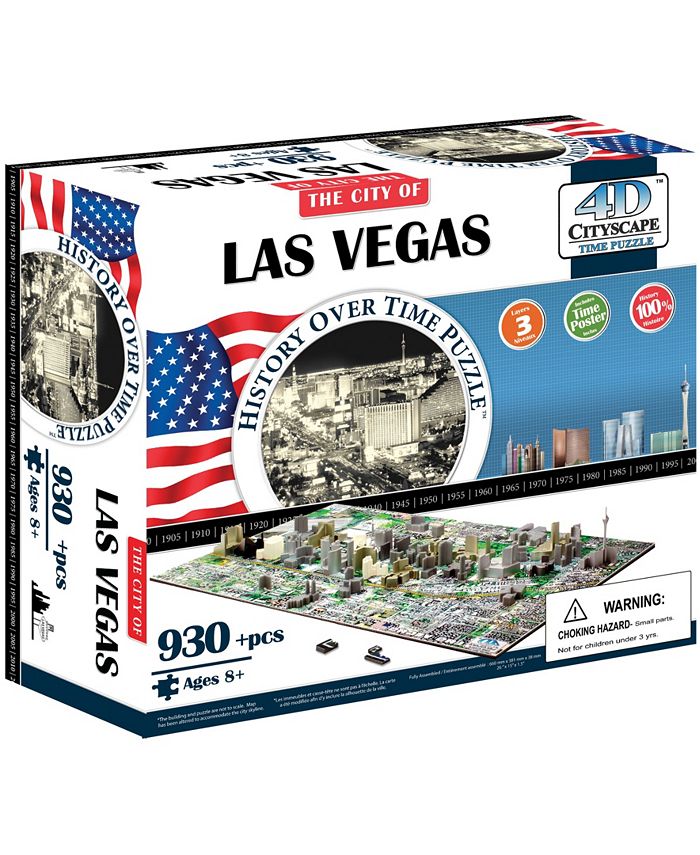 4D Cityscape Time Puzzle - Las Vegas, USA