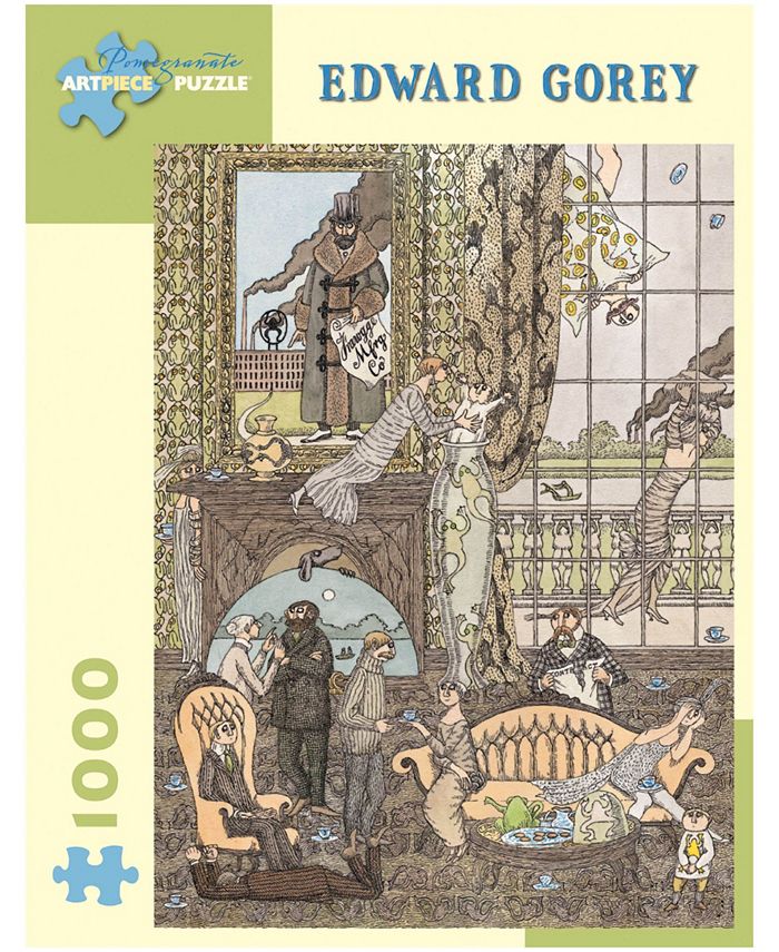 Pomegranate Communications, Inc. Edward Gorey - Frawgge Manufacturing Co. Puzzle- 1000 Pieces