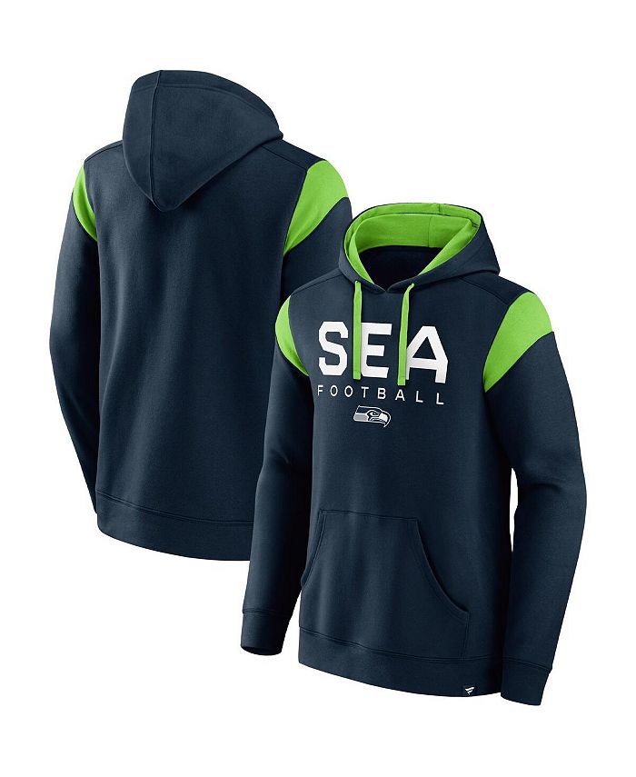 Fanatics Men's Branded College Navy Seattle Seahawks Call The Shot Pullover Hoodie