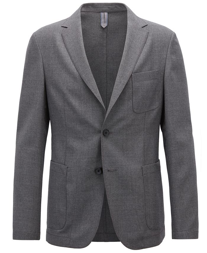 BOSS by Hugo Boss Men's Slim-Fit Virgin Wool Blazer