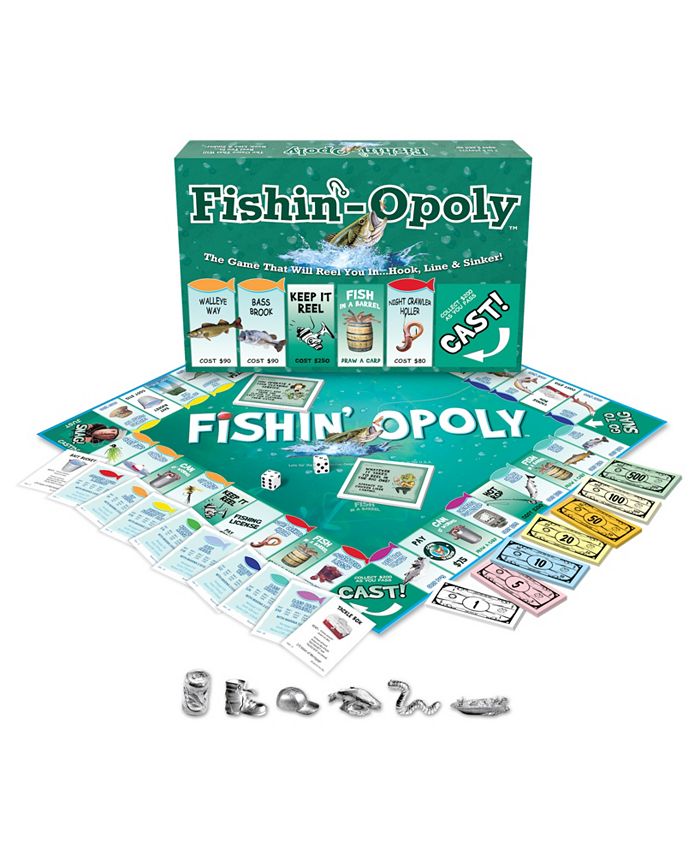 MasterPieces Puzzles Late for the Sky Fishin'-Opoly