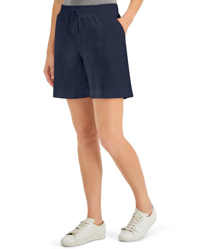 Karen Scott Petite Knit Shorts