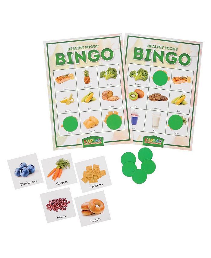 Kaplan Early Learning Healthy Foods Bingo Game