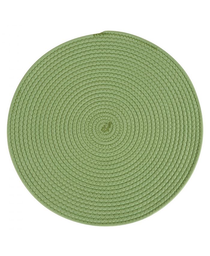 Kaplan Early Learning Flex Spot Woven Mat Green - Set of 6