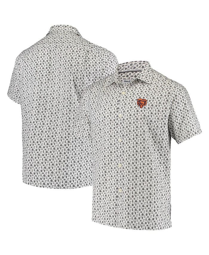 Tommy Bahama Men's White Chicago Bears Baja Mar Woven Button-Up Shirt