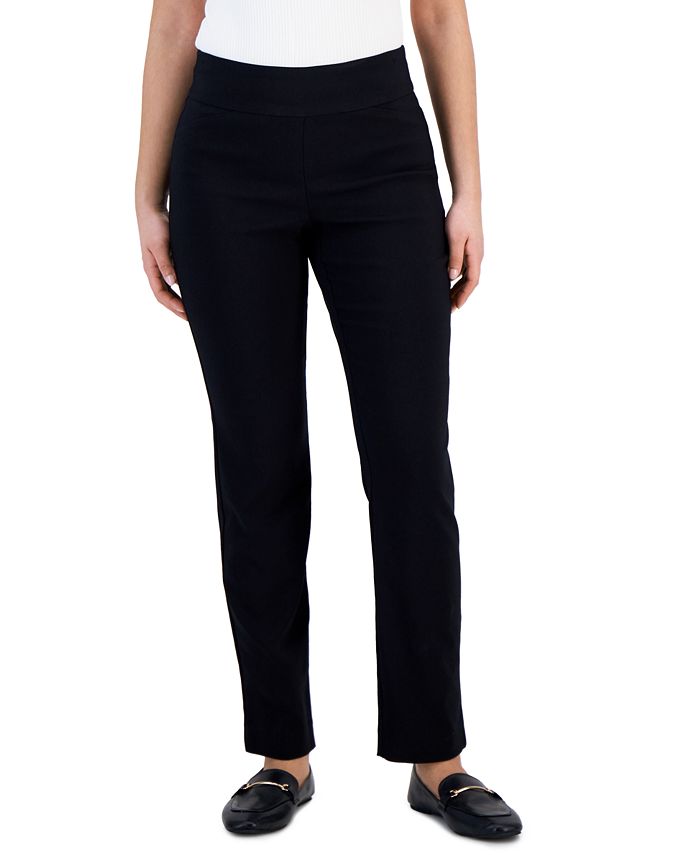 Charter Club Petite Cambridge Slim-Leg Pants, Petite & Petite Short