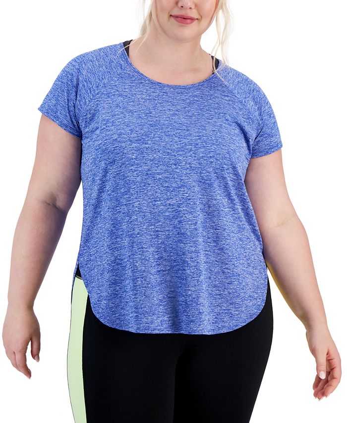 ID Ideology Plus Size Rapidry Raglan-Sleeve T-Shirt