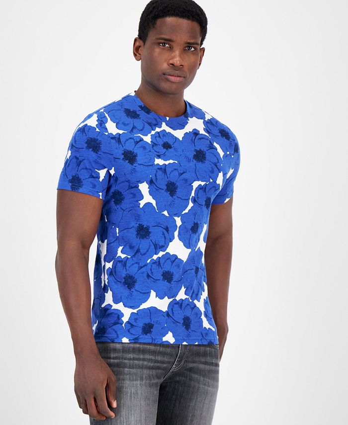 I.N.C. International Concepts Men's Floral Regular-Fit Graphic T-Shirt