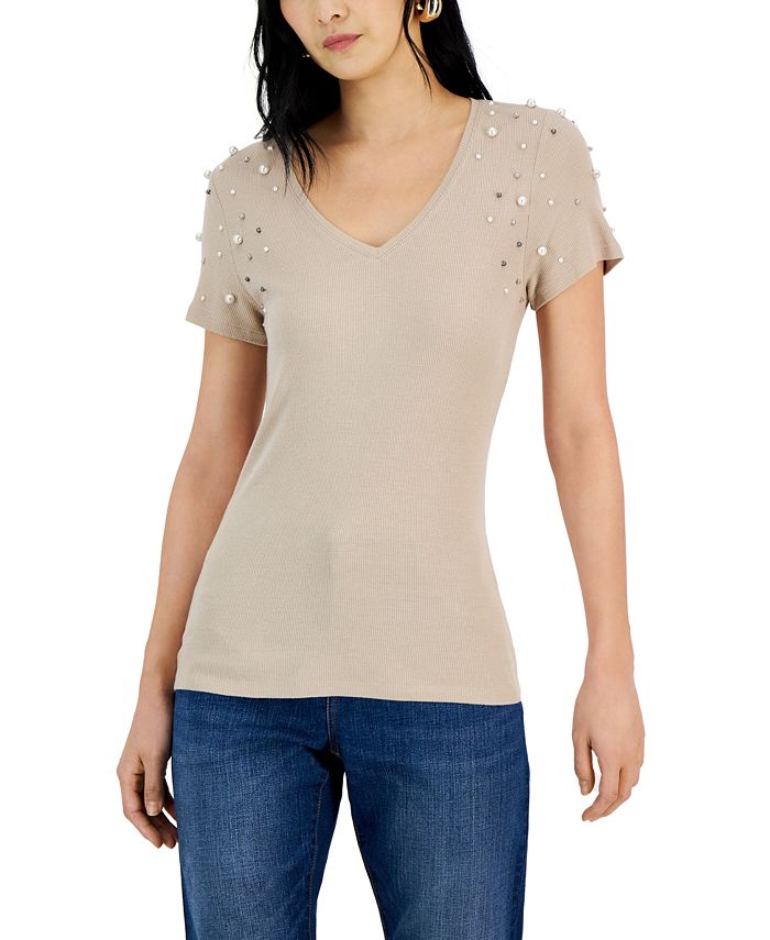 I.N.C. International Concepts Women's Embellished T-Shirt