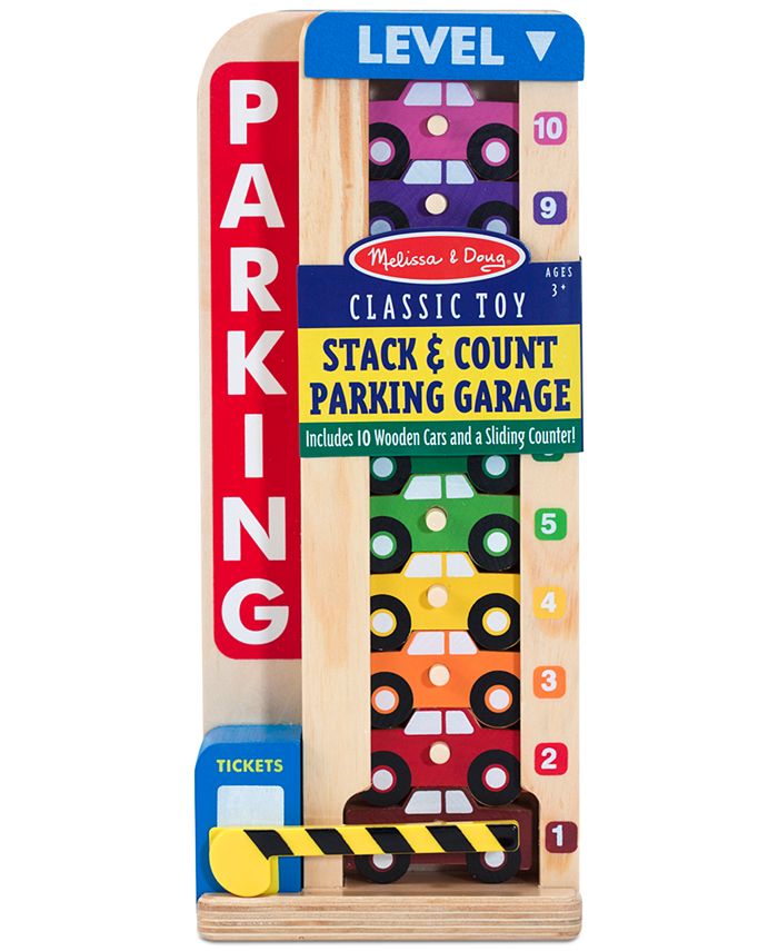 Melissa and Doug Melissa & Doug Kids' Stack & Count Parking Garage