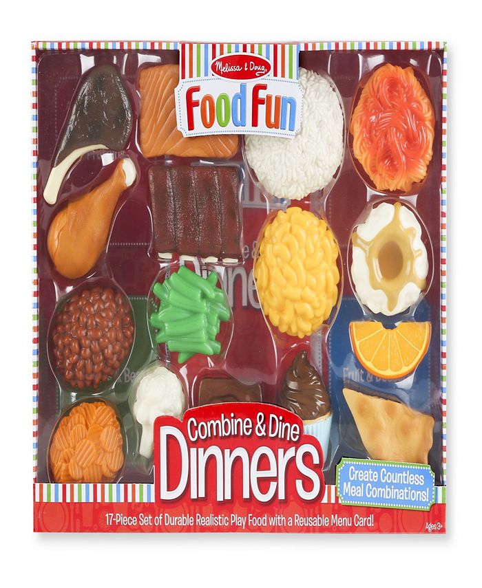 Melissa and Doug Melissa & Doug Food Fun Combine & Dine Dinners - Red