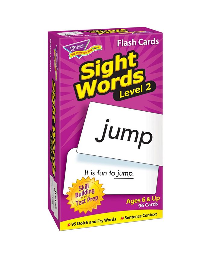 Trend Enterprises Sight Words Level 2 Skill Drill Flash Cards