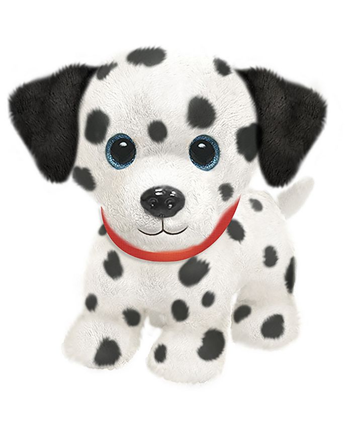 First and Main - Dalmatian Poodle Plush Dog, 7 Inches Sitting