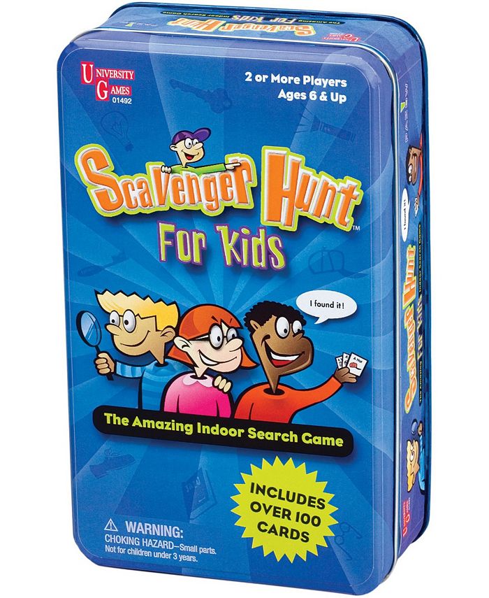 University Games Scavenger Hunt for Kids in a Tin