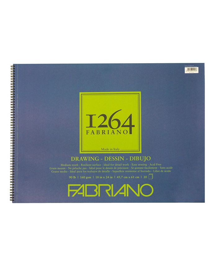 Fabriano 1264 Drawing Pad, 18 x 24 , 90 lbs