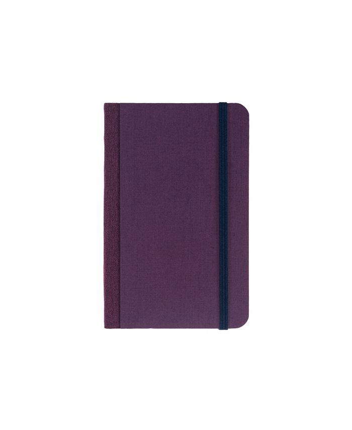 Fabriano Ecoqua Plus Fabric Bound Lined Notebook, 3.5 x 5.5