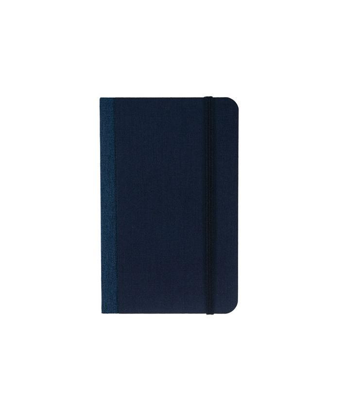 Fabriano Ecoqua Plus Fabric Bound Lined Notebook, 3.5 x 5.5