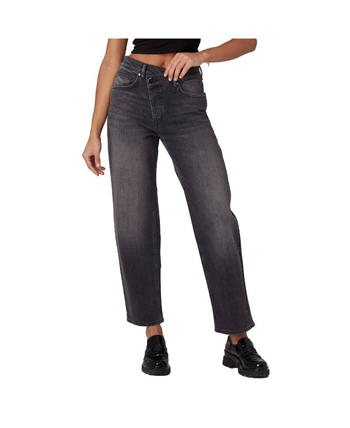 Lola Jeans Women's BAKER-IA High Rise Crossover Jeans