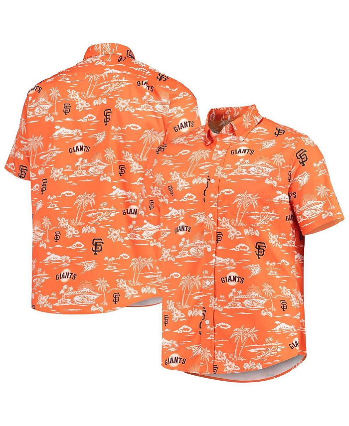 Reyn Spooner Men's Orange San Francisco Giants Kekai Button-Down Shirt