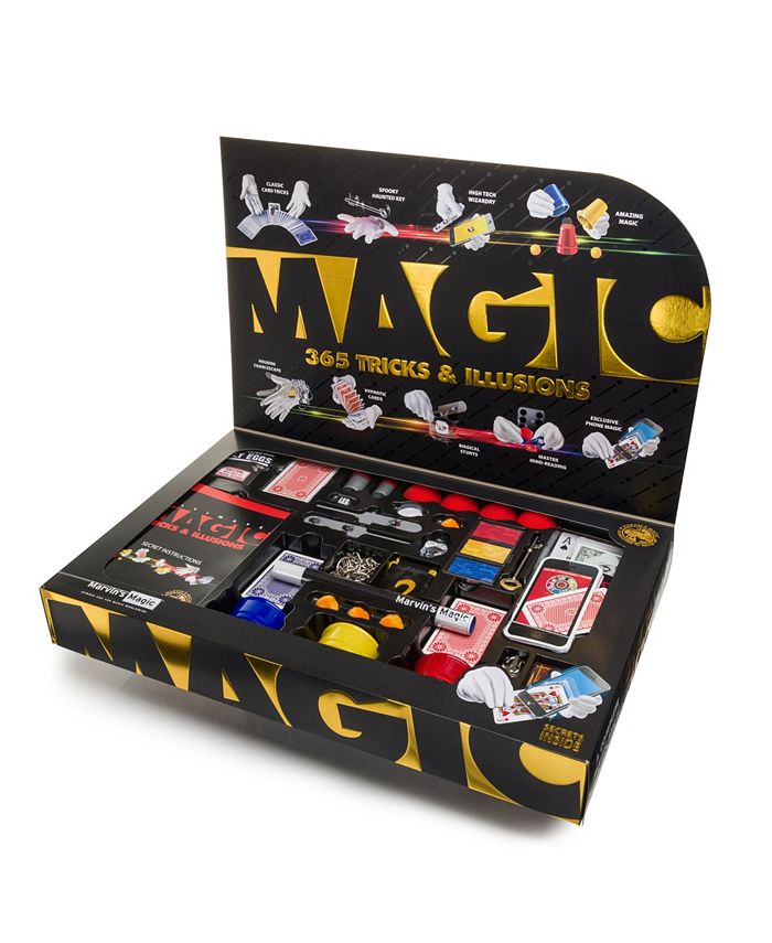 Marvin's Magic Ultimate Magic Tricks and Illusions 365 Set, 35 Pieces