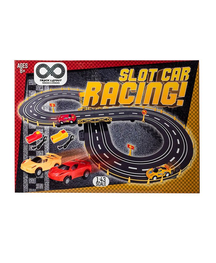 Gener8 Battery Operated Slot Car Racing Track Set, 5 Pieces