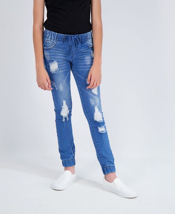 Gogo Jeans Big Girls Elastic Waistband Joggers