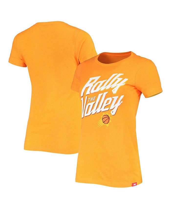 Sportiqe Women's Heathered Orange Phoenix Suns Rally the Valley Davis T-shirt