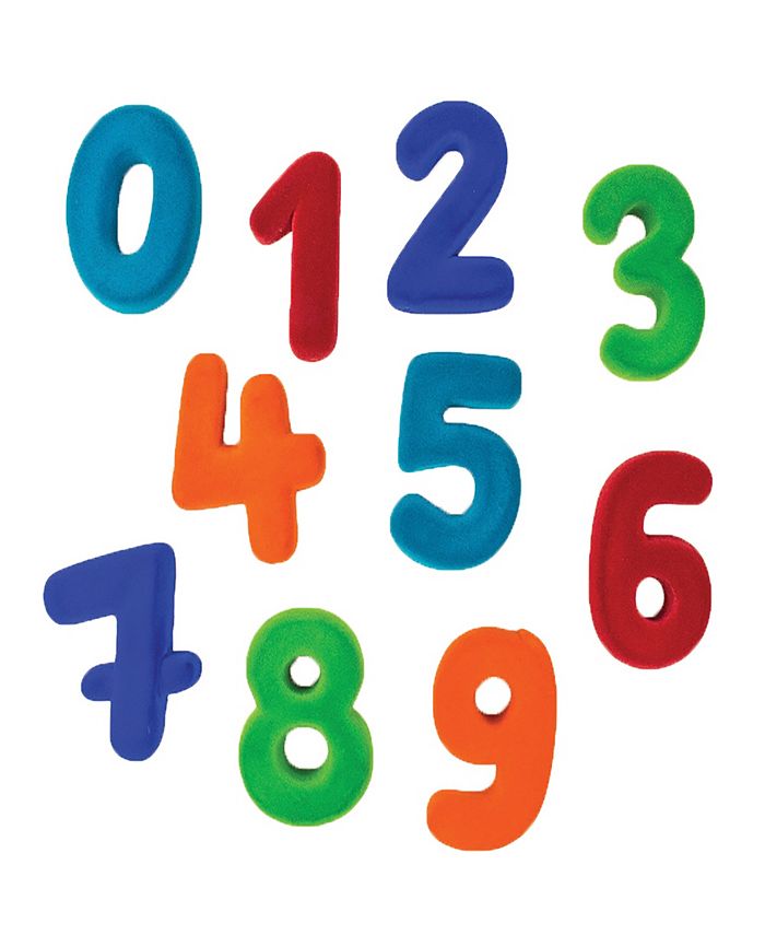 Rubbabu Bright Squishy Magnetic Numeral Set