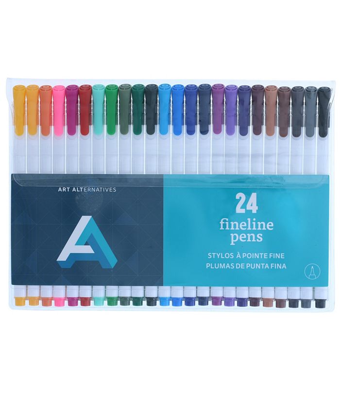 Art Alternatives Fine line Pen Set, 24 Piece