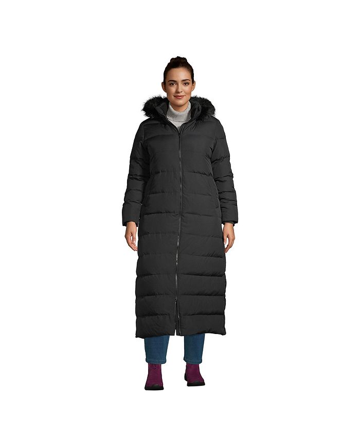 Lands' End Women's Plus Size Down Maxi Winter Coat