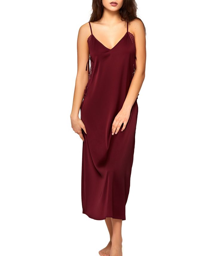 iCollection Women's Tania Long Satin Gown