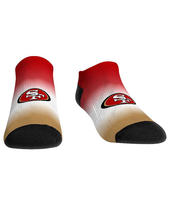 Rock 'Em Women's Socks San Francisco 49ers Dip-Dye Ankle Socks