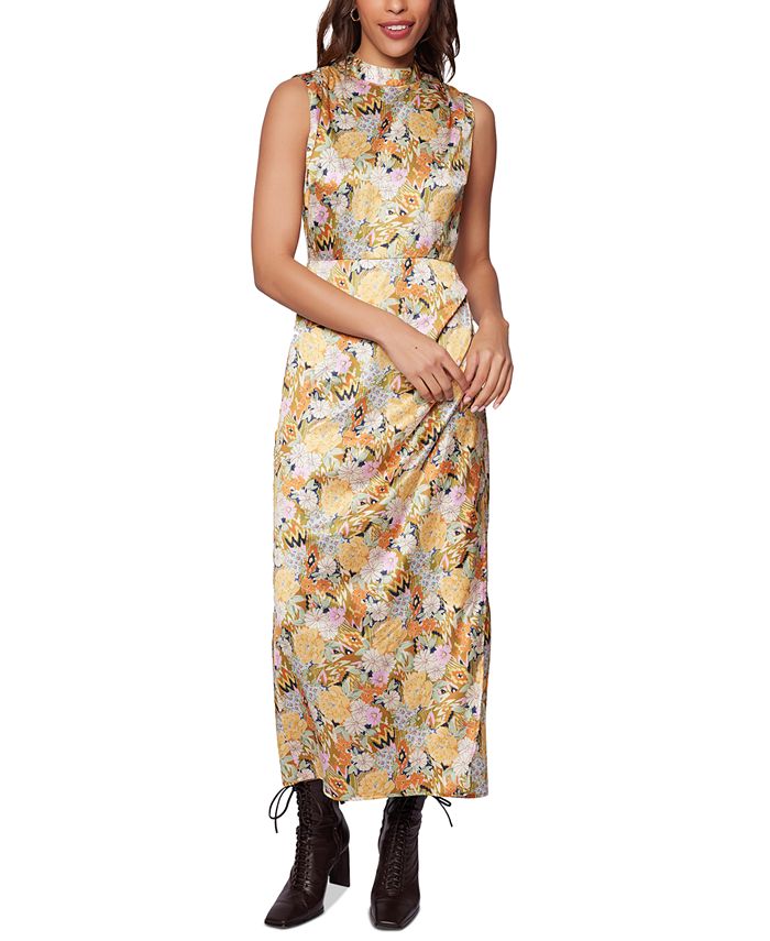 Lost + Wander Women's Wildflower Dusk Sleeveless Mock Neck Maxi Dress