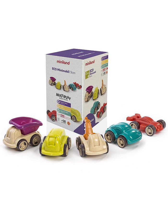 MINILAND ECO Minimobil - Set of 5 Eco-Friendly Vehicles