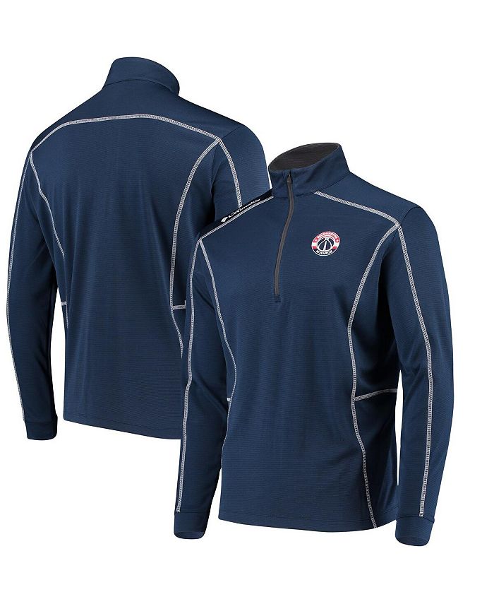 Columbia Men's Navy Washington Wizards Omni-Wick Shotgun Quarter-Zip Pullover Jacket